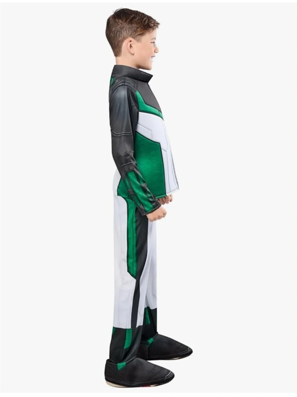 NWT Green Lantern Costume Jumpsuit with Attached Faux Jacket and Ring medium 7-8